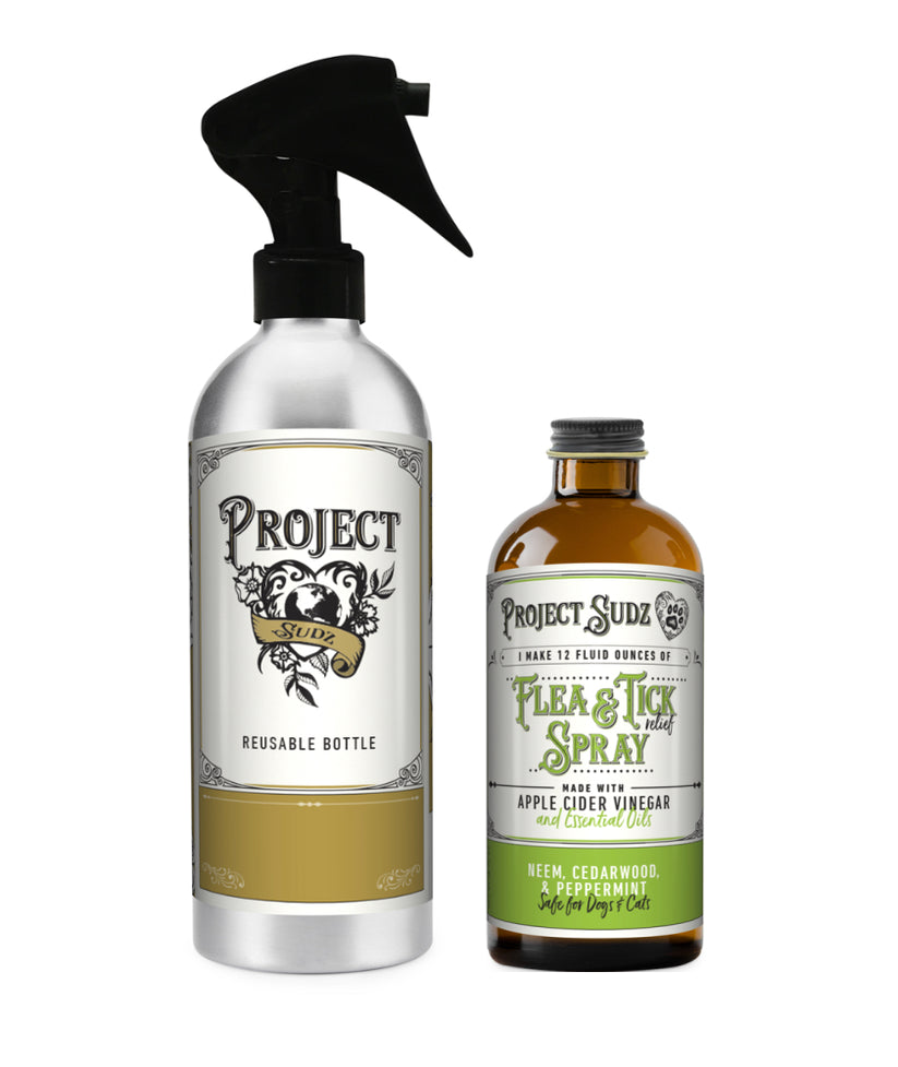 Flea And Tick Relief Spray Concentrate 4 Oz – Project Sudz